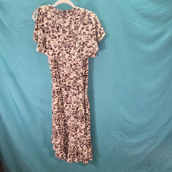 Ten Sixty Sherman Womens Floral Print Wrap Dress Medium - Picture 7 of 11